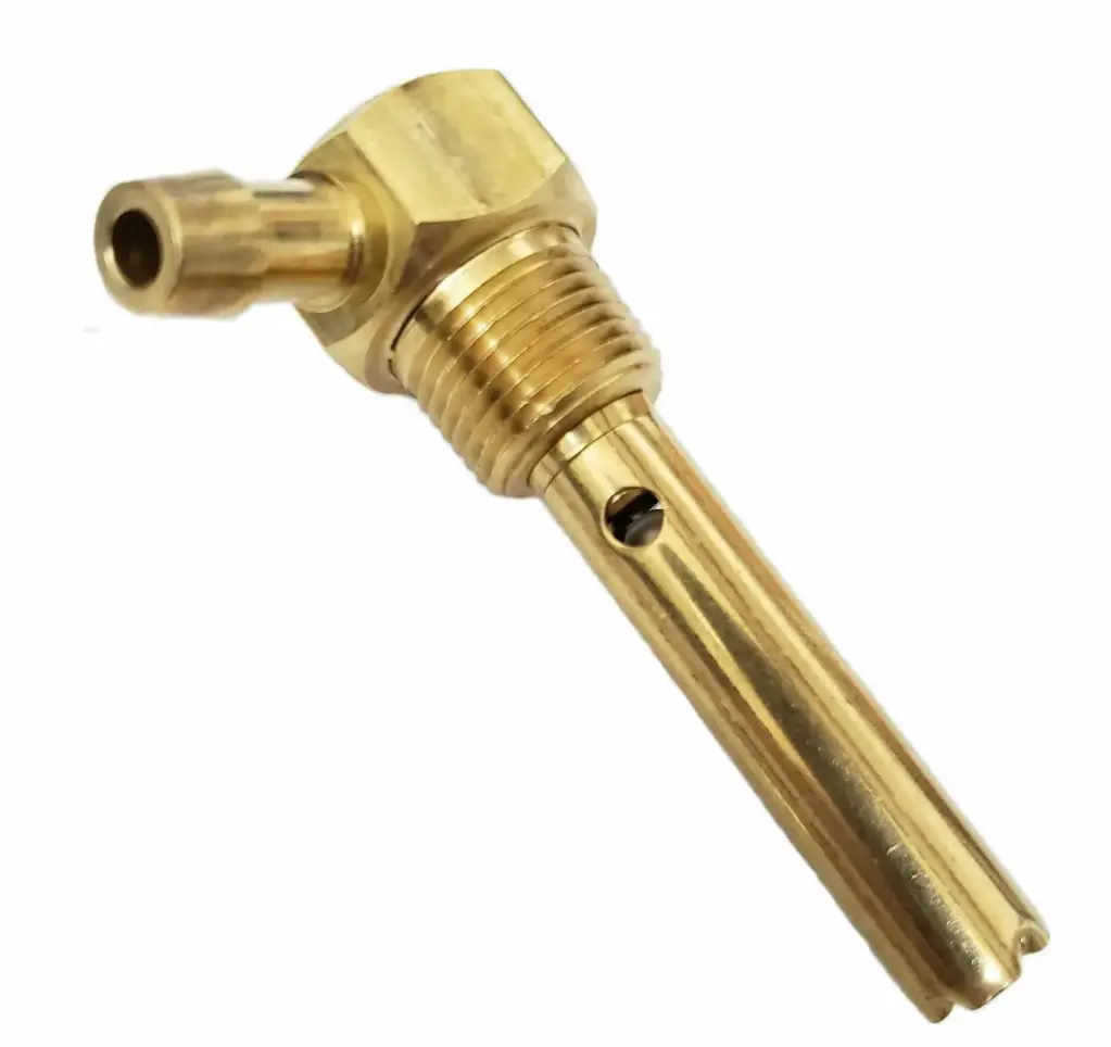 1/2in NPTF Rollover Valve with Single Barb and Cage